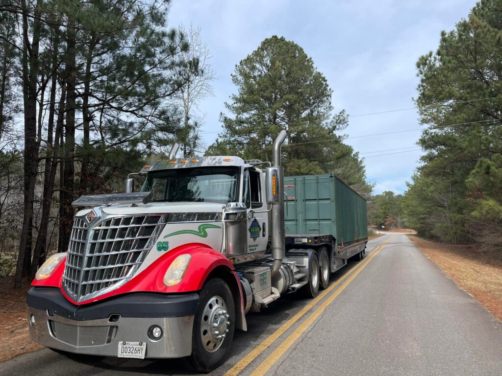 heavy equipment hauling